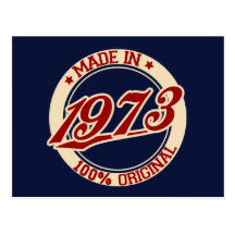 Made In 1973 Postcards