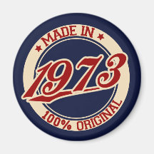 Made In 1973 Refrigerator Magnets