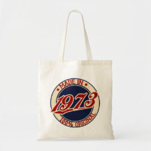 Made In 1973 Tote Bags