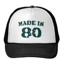 Made In 1980 Mesh Hats