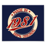 Made In 1981 Photo