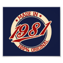 Made In 1981 Photo