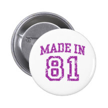 Made in 81 button