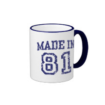 Made in 81 mug