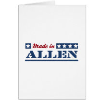 Made in Allen Cards