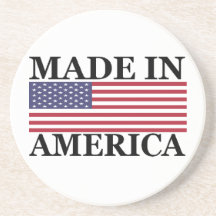 MADE IN AMERICA DRINK COASTER