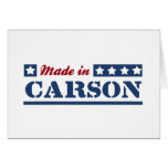 Made in Carson Card