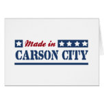 Made in Carson City Greeting Card