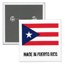Made in Puerto Rico square button