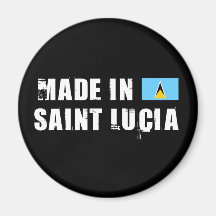 Made in Saint Lucia Magnet