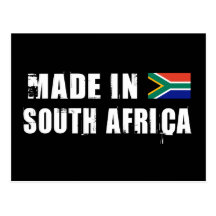 Made in South Africa Postcard