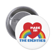 Made in the 80's pins