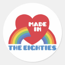 Made in the 80's stickers