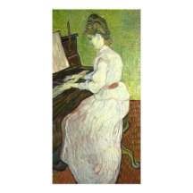 Mademoiselle Gachet at the Piano by van Gogh Photo Greeting Card