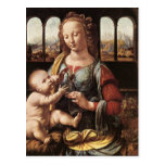 'Madonna of the Carnation' Post Card