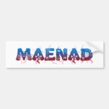 Maenad Auto Aufkleber