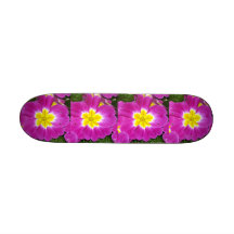 "Magenta Pink Primroses" Skate Boards