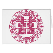 Magenta Shuan Xi Cards