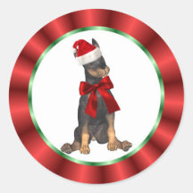 Magic Christmas Santa Animal Sticker