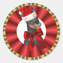 Magic Christmas Santa Animal Sticker