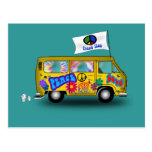 Magic Hippie Van Postcards