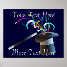 Magic Top Hat Poster
