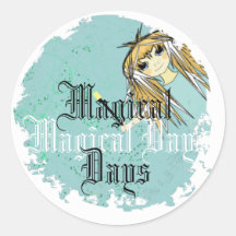 Magical Days - Round Sticker