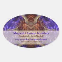 Magical Dreams Artistic Shop Label Sticker