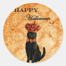 Magical Masquerade Happy Halloween Sticker Seal