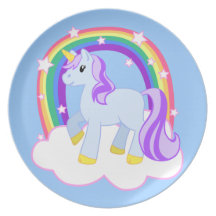 Magical Pretty Unicorn Plate