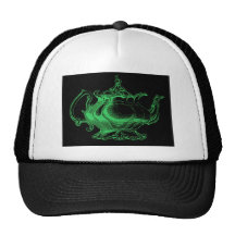 Magical Retro Green Altered Light Victorian Teapot Hats