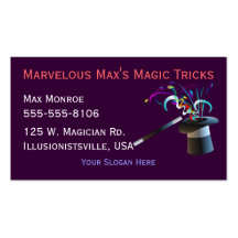 Magical Top Hat Business Cards