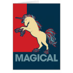 Magical Unicorn Logo Parody Greeting Card
