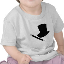 magician top hat and magic wand shirts