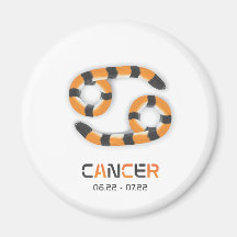 Magnet "Cancer in Tiger's Style".