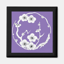 Magnet Cherry Blossom 2 periwinkle