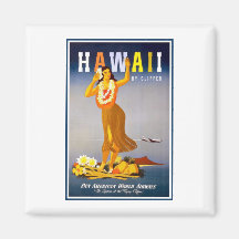 Magnet-Hawaii Vintage Advertisement
