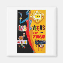 Magnet-Las Vegas Vintage Advertisement
