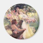 Magnet:  Mucha - Spirit of Spring