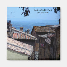 Magnet - Rooftops over San Gimignano