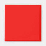 Magnet with  Bright Red Background