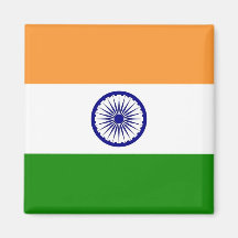 Magnet with Flag of India