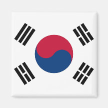 Magnet with Flag of South Korea