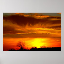 Magnificent Autumn Sunset Posters