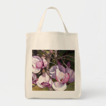 Magnolia flowers, by Janie Chambers Tote Bags