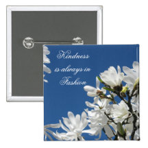 Magnolia Kindness Button