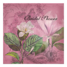 Magnolia Song Bridal Shower Invitation