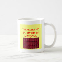 MAHJONG COFFEE MUG