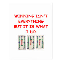 MAHJONG POSTCARD