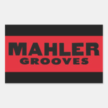 Mahler Grooves Sticker